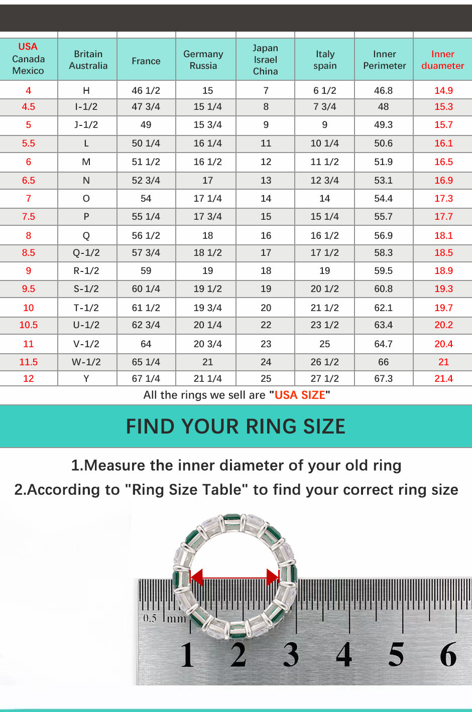 CUMEE Big Carat Santa Maria Blue Ring Men and Women Synthetic Gem Ring for Women. 925 Silver Gold Plated
